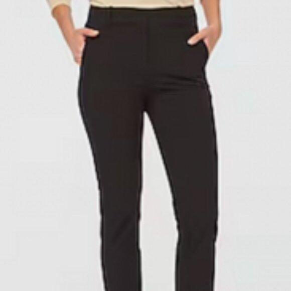 J. Crew Mercantile black pants w/ stretch sz 10 - Picture 1 of 12